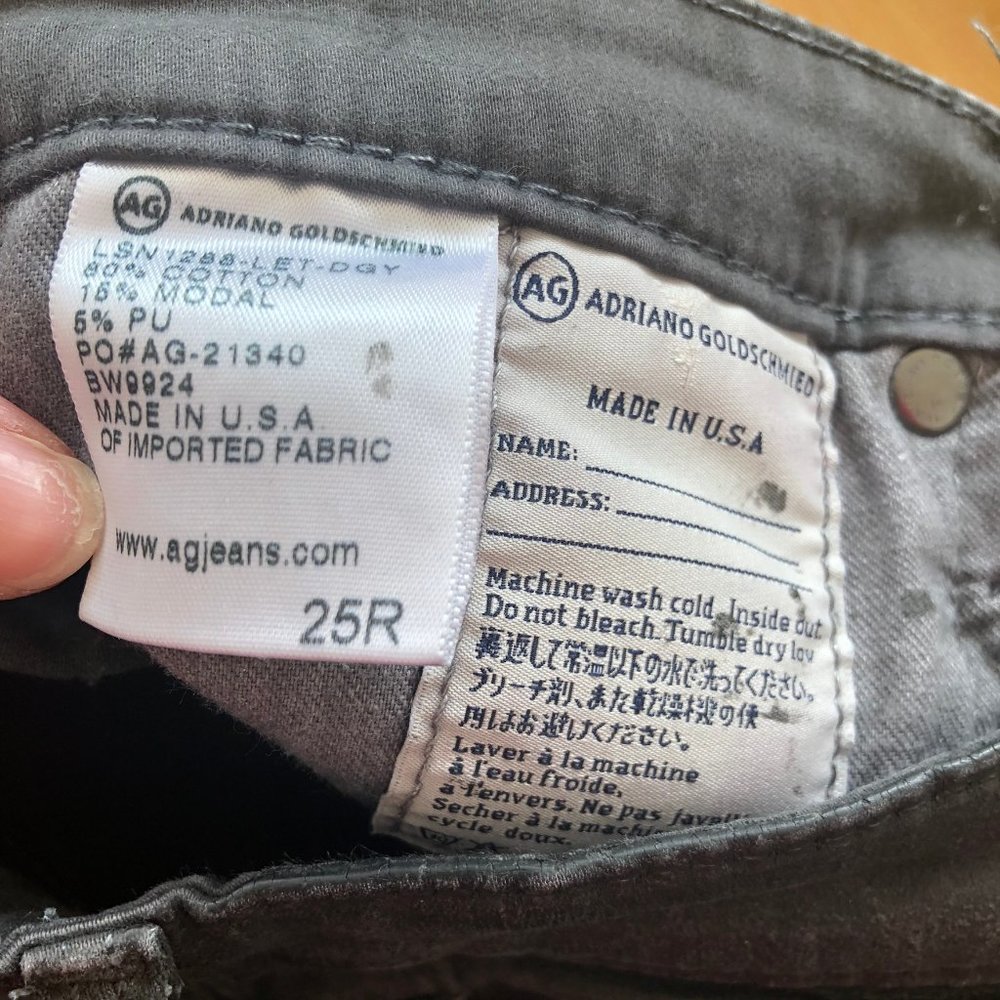 Adriano Goldschmied Faux Leather Super Skinny Jean - Picture 8 of 12